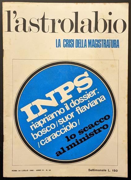L' astrolabio 30 - copertina
