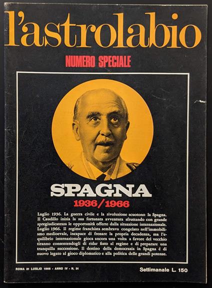 L' astrolabio 31 - copertina