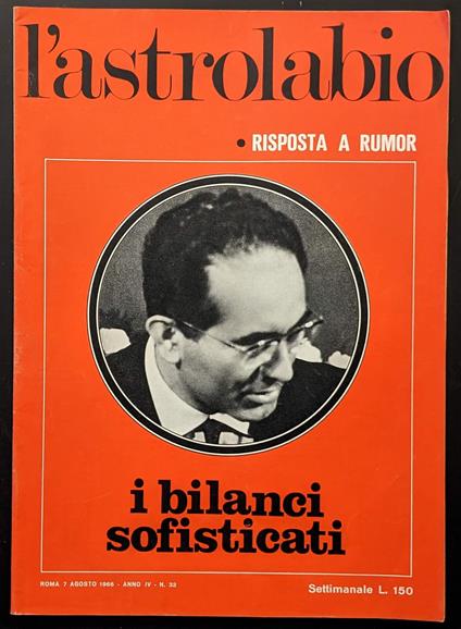 L' astrolabio 32 - copertina