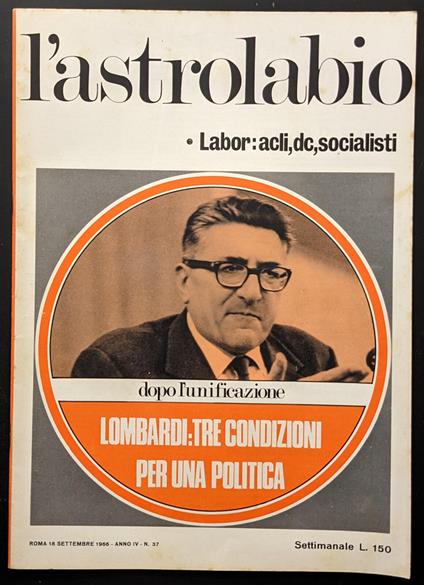 L' astrolabio 37 - copertina