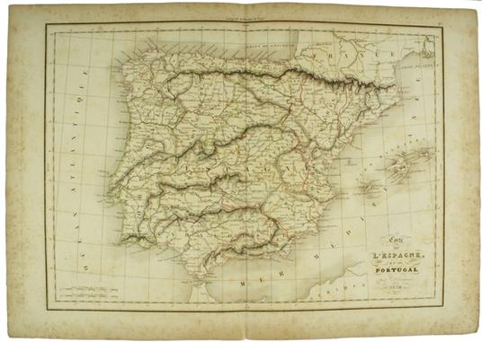 Carte De L'Espagne Et Du Portugal - copertina