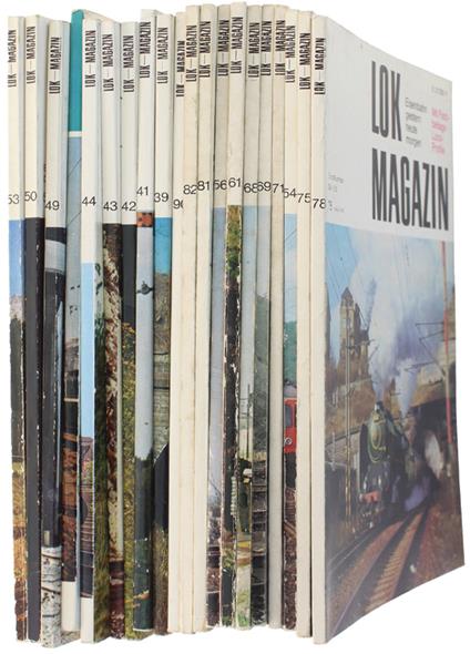 Lok Magazin: Collection Of 20 Issues 1969-1978. Eisenbahn Gestern Heute Morgen - copertina
