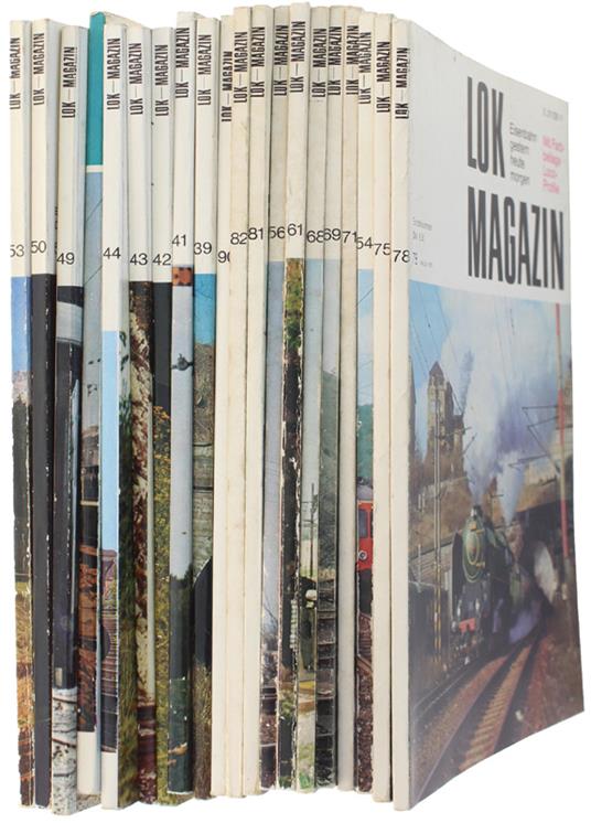 Lok Magazin: Collection Of 20 Issues 1969-1978. Eisenbahn Gestern Heute Morgen - copertina