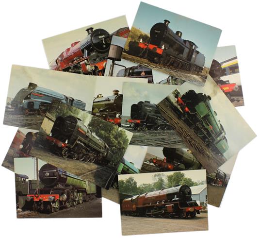Locomotive Inglesi A Vapore - 16 Cartoline - copertina