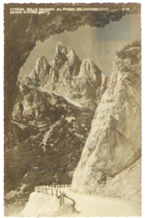 Strada Delle Dolomiti Al Passo Falzarego (2117) - Passo Di Stria (2477) (Cartolina) - copertina
