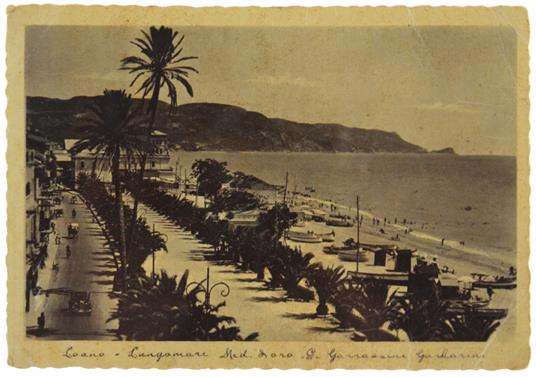 Loano - Lungomare Med. D'Oro (Cartolina) - copertina
