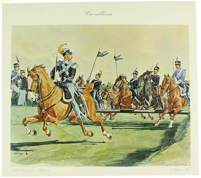 Antiche Uniformi Di Armi E Specialità Dell'Esercito Dal 1885 Al 1900. Da Tavole Originali Di Quinto Cenni