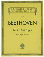 Six Songs For High Voice