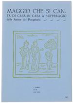 Maggio Che Si Canta Di Casa In Casa A Suffraggio Delle Anime Del Purgatorio. I Libretti Di Mal'Aria 303