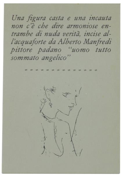 Una Figura Casta E Una Incauta... I Libretti Di Mal'Aria 400 - Alberto Manfredini - copertina
