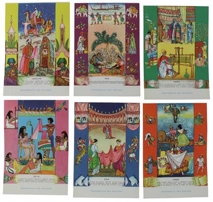 Vsevolode Nicouline "Le Vie Della Seta" Serie 2A: Lotto Di 6 Cartoline - Nicouline V - copertina