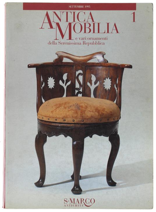 Antica Mobilia E Vari Ornamenti Della Serenissima Repubblica. 1 - copertina