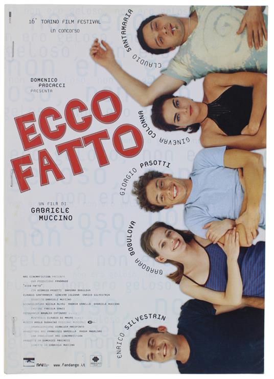 Ecco Fatto. Un Film Di Gabriele Muccino - Rai Cinemafiction, - 198 - copertina
