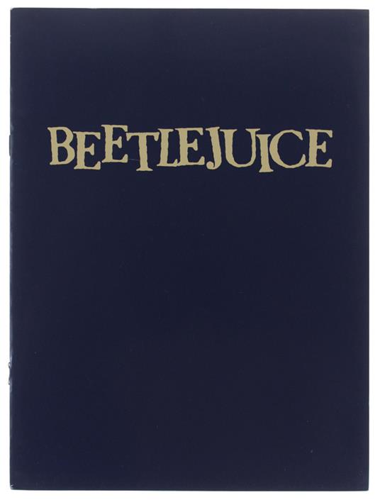 Beetlejuice. Un Film Di Tim Burton - Warner Bros Italia, - 198 - copertina