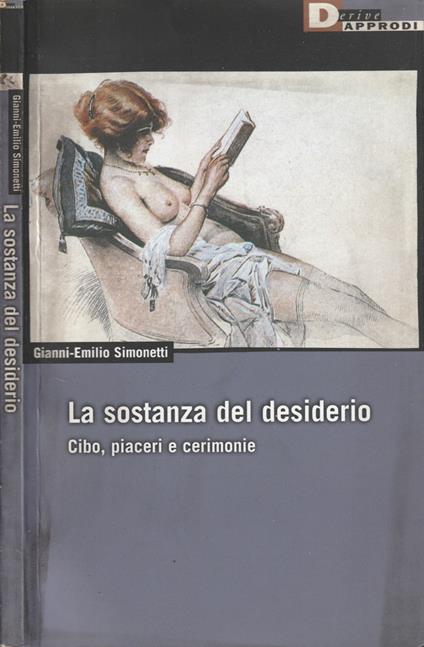 La sostanza del desiderio - Gianni-Emilio Simonetti - copertina