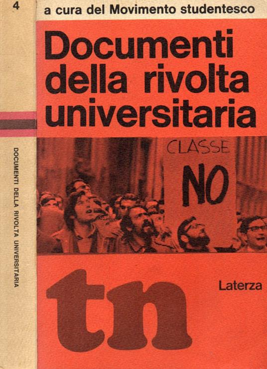 Documenti della rivolta universitaria - copertina