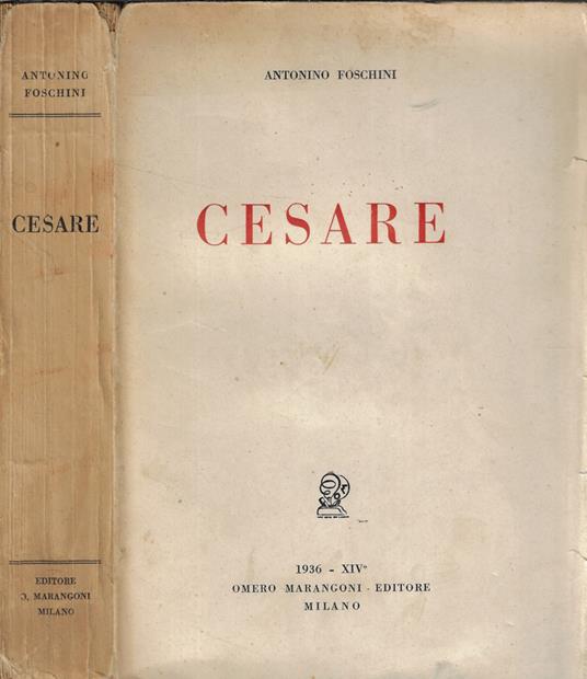 Cesare - Antonino Foschini - copertina