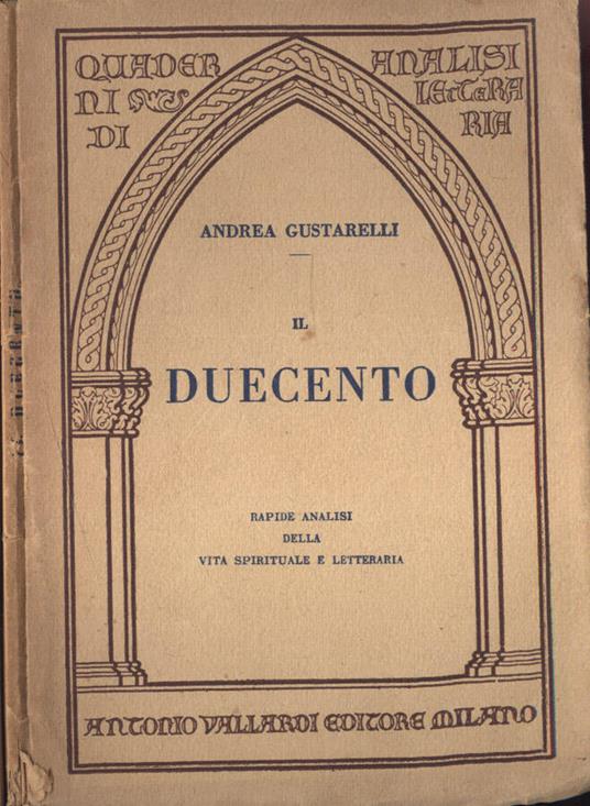 Il Duecento - Andrea Gustarelli - copertina