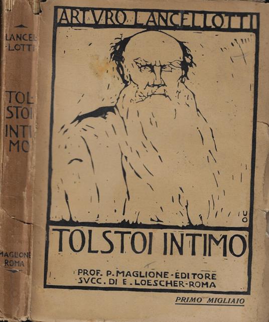 Tolstoi intimo - Arturo Lancellotti - copertina