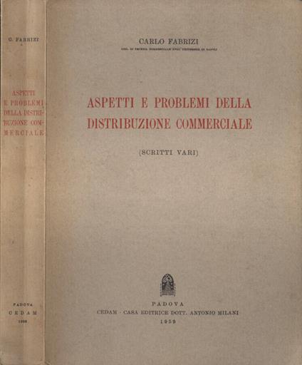 Aspetti e problemi della distribuzione commerciale - Carlo Fabrizi - copertina