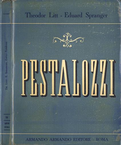Pestalozzi - Theodor Litt - copertina