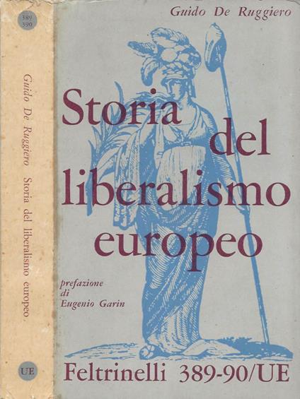 Storia del liberalismo europeo - Guido De Ruggiero - copertina
