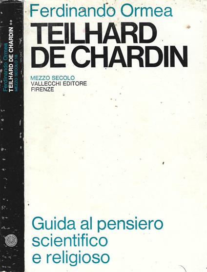 Teilhard De Chardin - Ferdinando Ormea - copertina