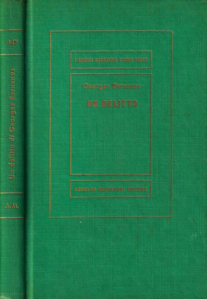 Un delitto - Georges Bernanos - copertina