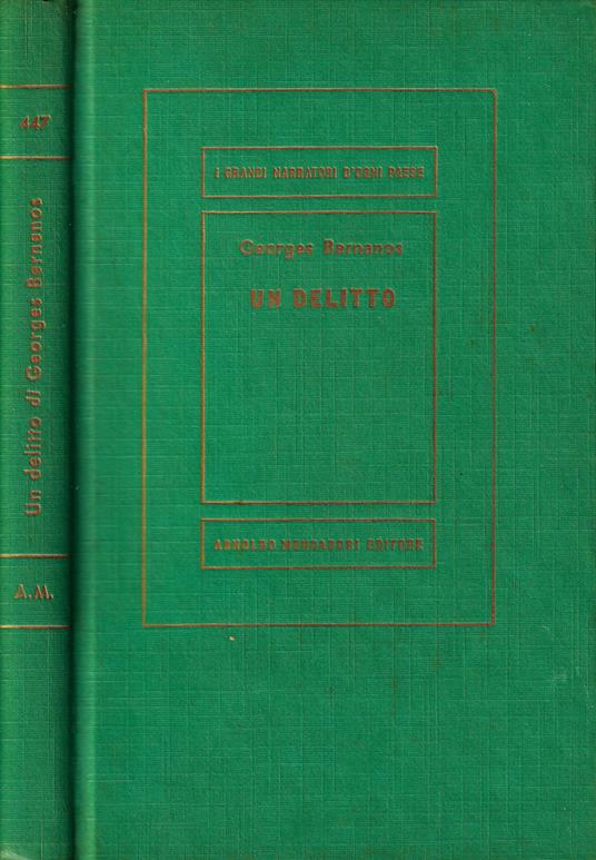 Un delitto - Georges Bernanos - copertina
