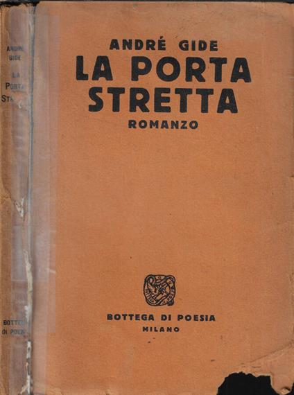 La porta stretta - André Gide - copertina