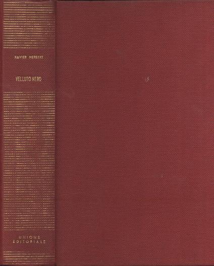 Velluto nero - Xavier Herbert - copertina