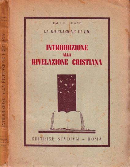 Introduzione alla rivelazione cristiana - Guano Emilio - copertina