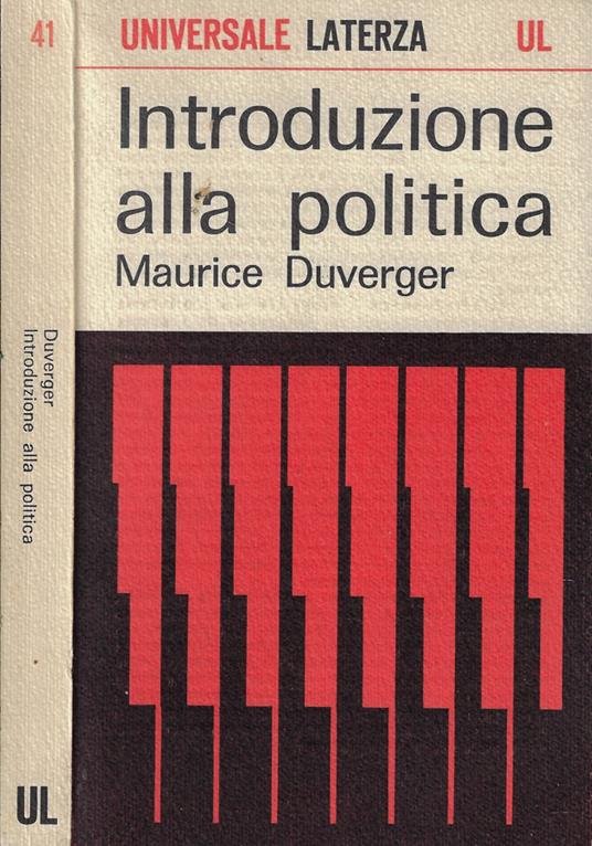 Introduzione alla politica - Maurice Duverger - copertina