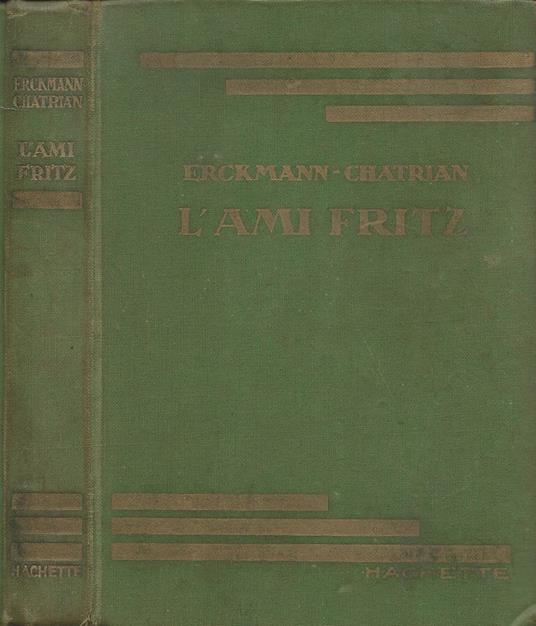 L' Ami Fritz - Émile Erckmann - copertina