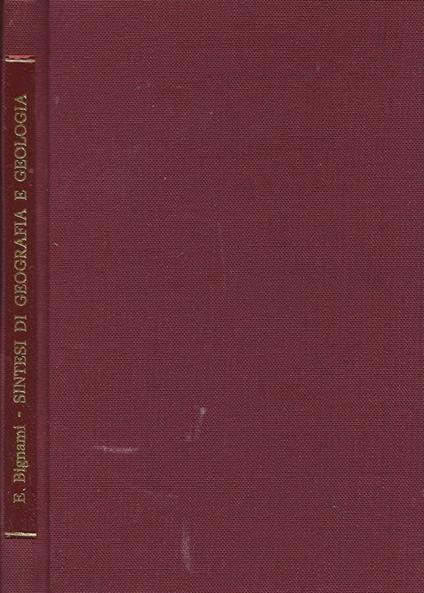 Sintesi di Geografia fisica e antropica - Geologia (per gli esami di maturità classica e scientifica, per l'abilitazione magistrale) - Mario Tobia - copertina