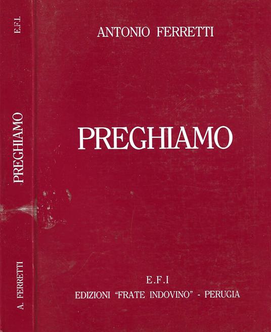 Preghiamo - Antonio Ferretti - copertina
