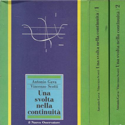 Una svolta nella continuità. Vol. I e Vol. II - copertina