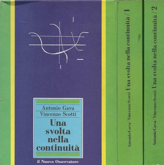 Una svolta nella continuità. Vol. I e Vol. II - copertina