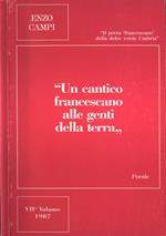 Un cantico francescano alle genti della terra Vol. VII