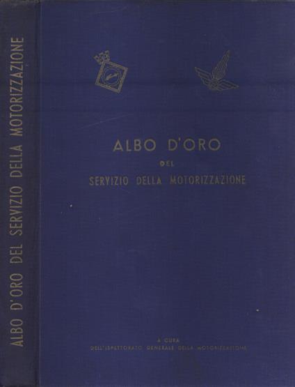 Albo d' oro del servizio della Motorizzazione - copertina