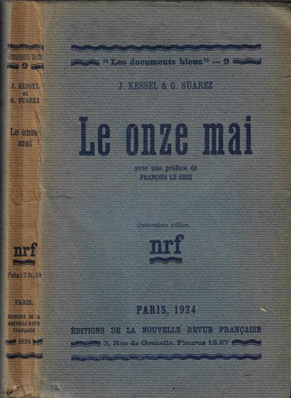 Le onze mai - copertina