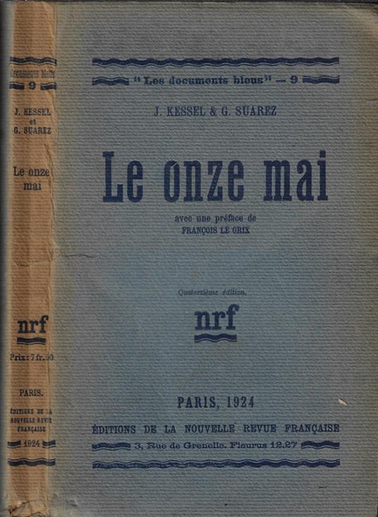Le onze mai - copertina