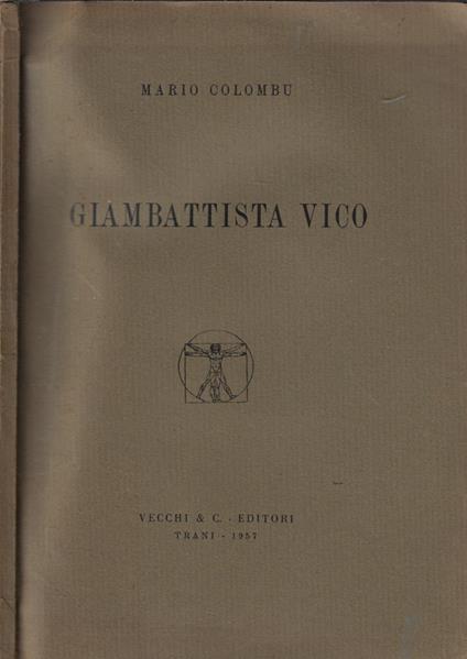 Giambattista Vico - Mario Colomba - copertina