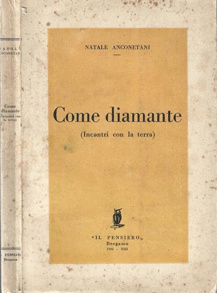 Come diamante - copertina