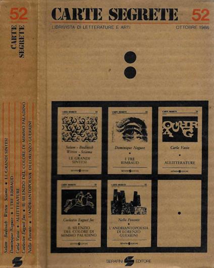 Carte Segrete - copertina