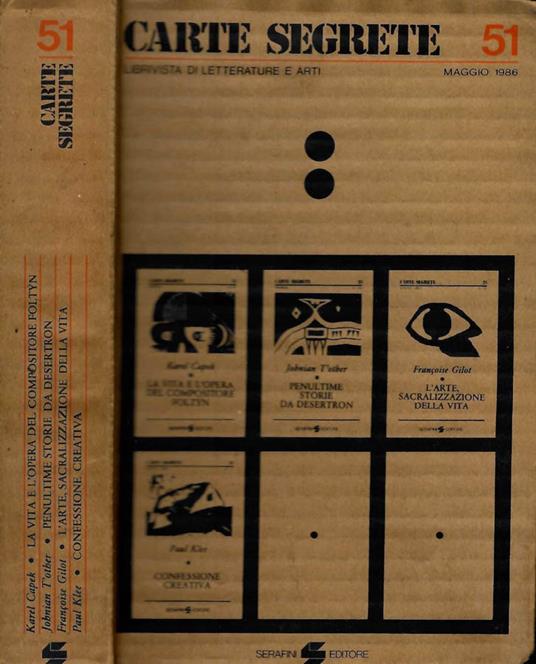 Carte Segrete - copertina