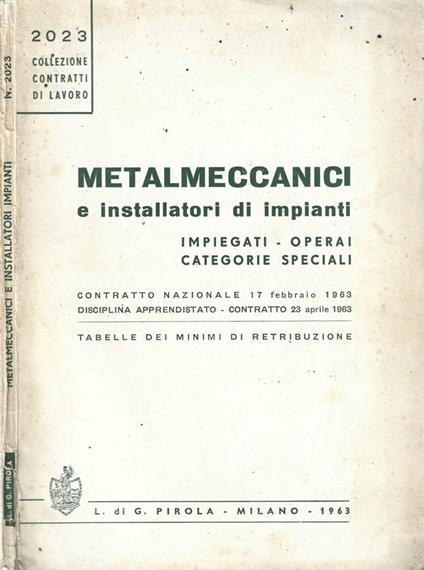 Metalmeccanici e installatori di impianti - copertina