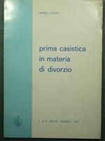 Prima casistica in materia di divorzio