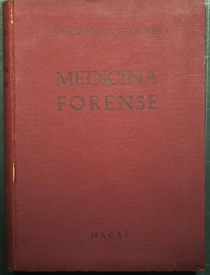 Medicina forense - copertina