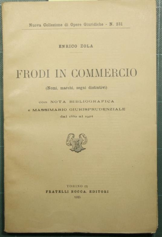 Frodi in commercio - copertina